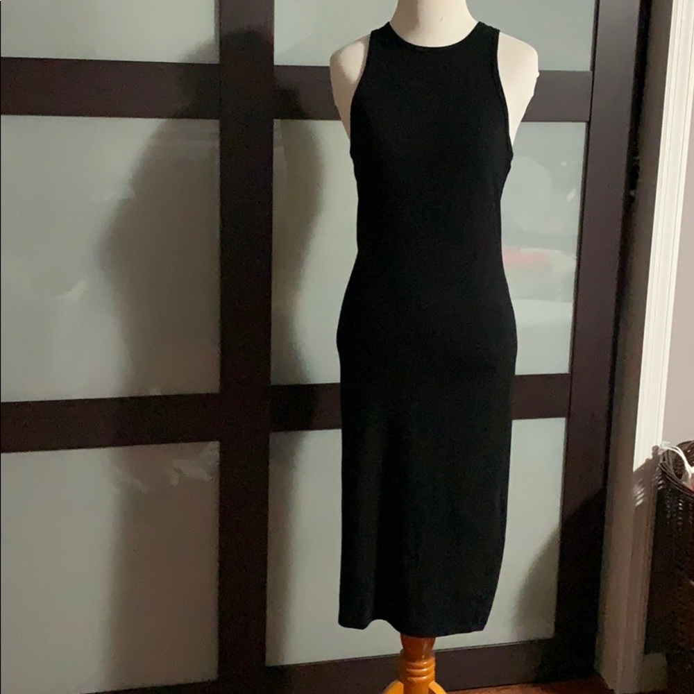 F21 black bodycon Dress.